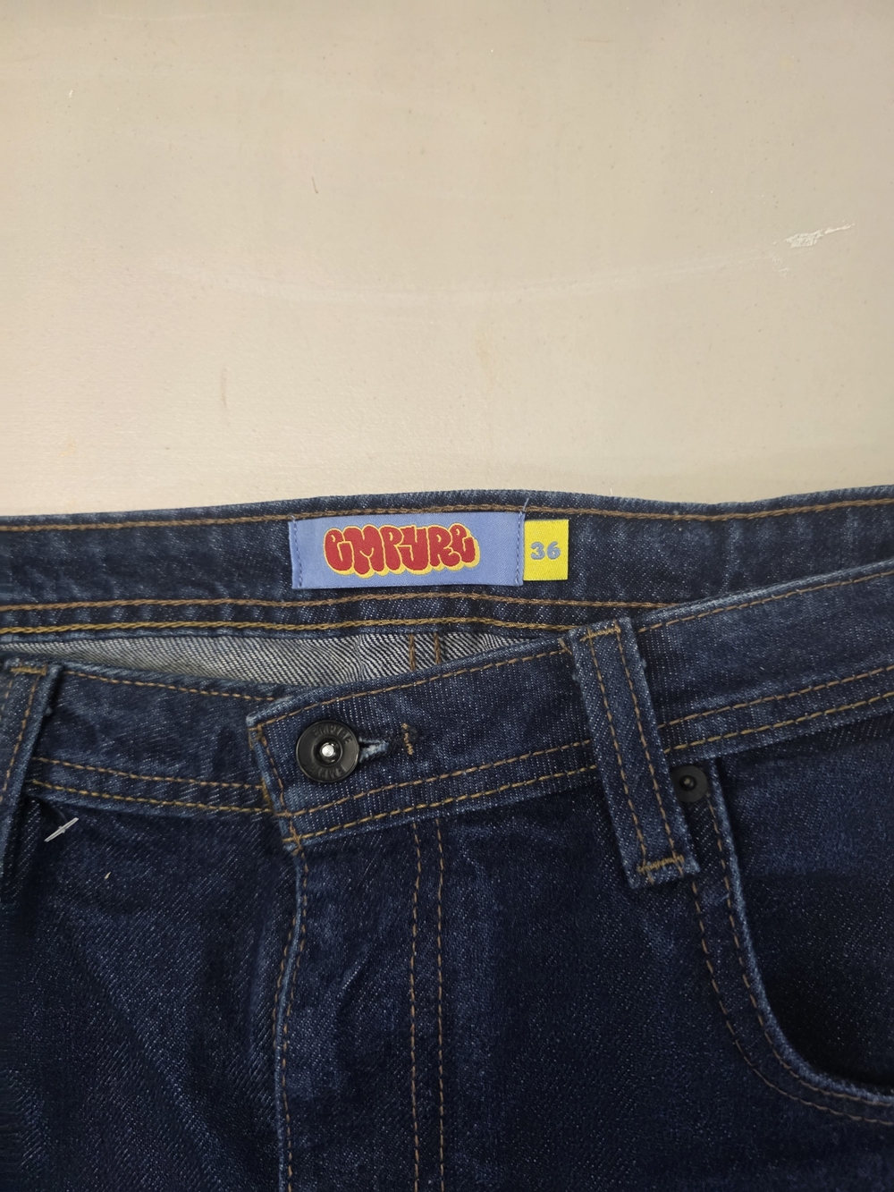Empyre Denim Carpenter Shorts Dark Wash Jorts Y2K Skater Style Pockets Men's Siz - Picture 4 of 8